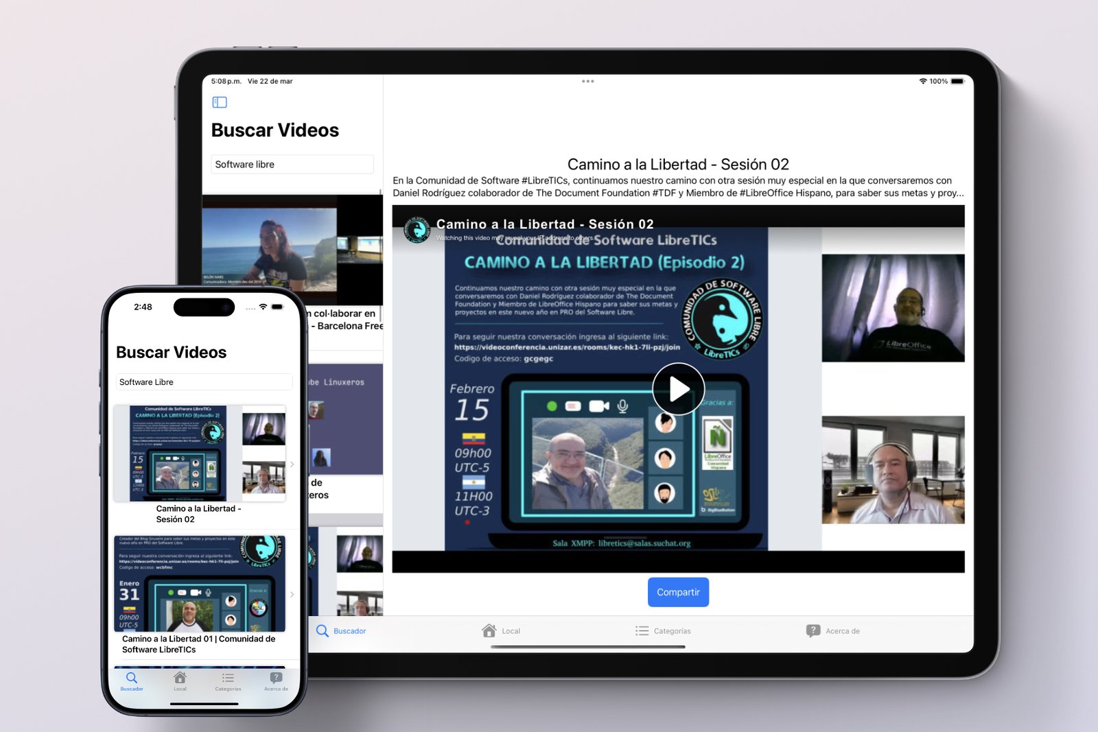 i Experiencia con Software Libre y Desarrollo de Aplicaciones